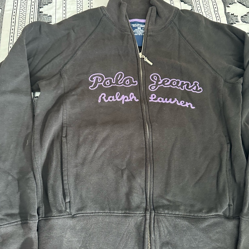 Polo Jeans Ralph Lauren Black Zip-Up Jacket